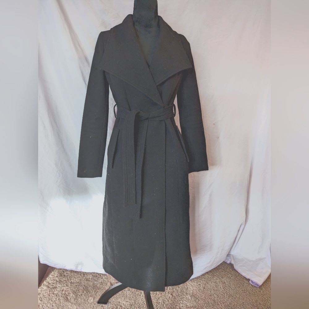 Black Fitted Pea coat